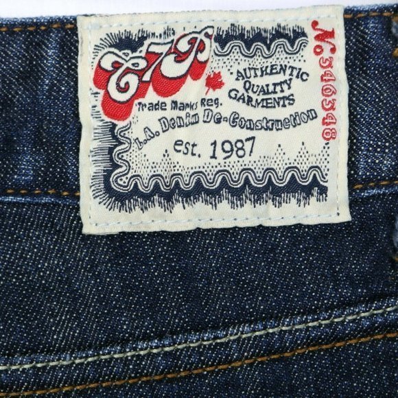Chip & Pepper Production Laguna Beach Flare Jeans Stretch‎ Button Pocket 7 X 31 - Picture 6 of 10